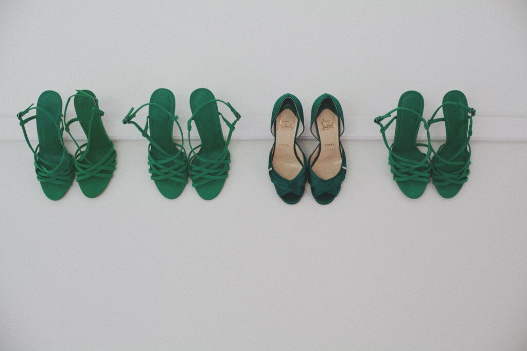 Emerald Wedding Shoes - wedding inspiration